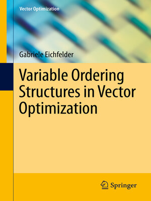 cover image of Variable Ordering Structures in Vector Optimization